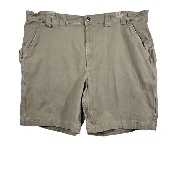 Duluth Trading Flex Fire Hose Shorts Mens 44 Work Utility Carpenter 9 Inseam - Picture 1 of 12